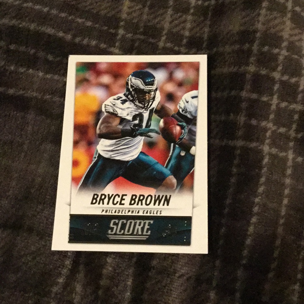 Eagles Bryce brown card